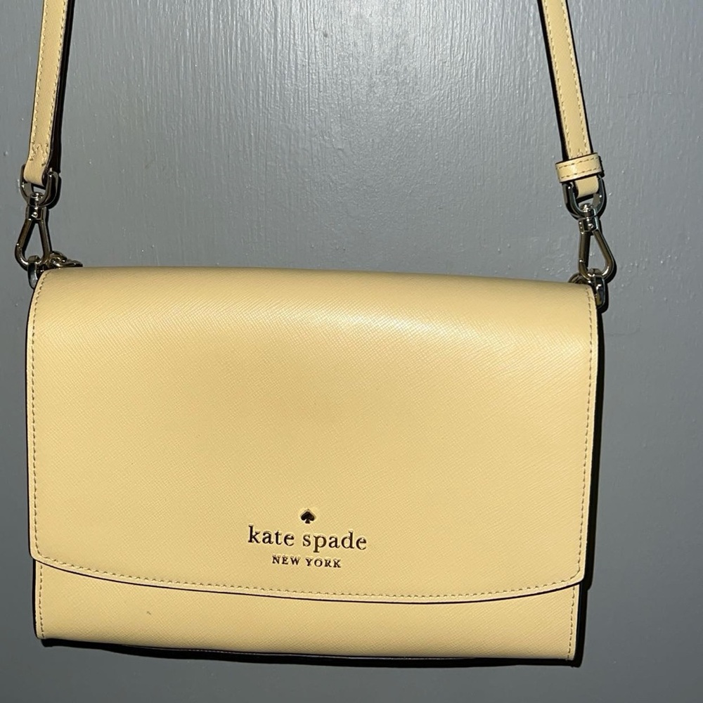 Kate Spade Cream Leather Crossbody Bag